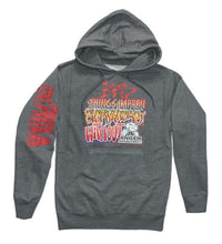 Load image into Gallery viewer, ANGER MANAGEMENT Bad Things Happen | Logo Hoodie | Gray | Mens