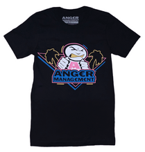 Load image into Gallery viewer, ANGER MANAGEMENT LifeStyle Miami Glow Logo Tee | Black | Mens