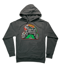 Load image into Gallery viewer, ANGER MANAGEMENT Coping Mechanisms | Logo Hoodie | Charcoal Gray | Mens
