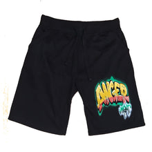 Load image into Gallery viewer, ANGER MANAGEMENT Coping Mechanisms | Logo Sweat Shorts | Black | Mens