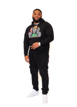 Load image into Gallery viewer, ANGER MANAGEMENT Coping Mechanisms | Logo Hoodie | Black | Mens